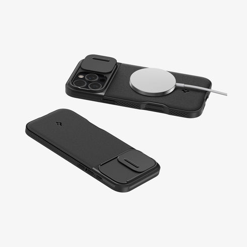 כיסוי Spigen לאייפון 16 מסדרת Optik Armor (MagFit)